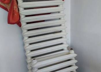 Dwa kaloryfery żeliwne 21 i 28 żeberek, wys. 59 cm, możliwość zakupu osobno