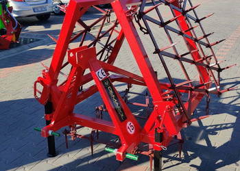 Brona polowa 3 polowa ząb 14 składana ręcznie z profila