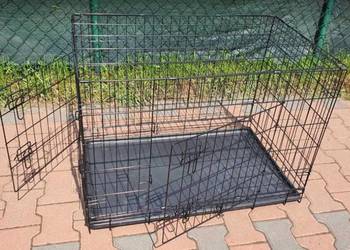 Klatka kennelowa metalowa dla psa,kojec XL