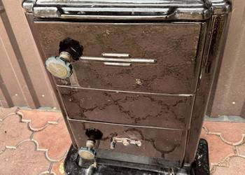 Piecyk norweski piec żeliwny kominek niemiecki karlik koza szamot