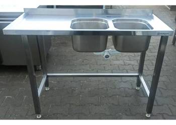 Zlew Gastronomiczny 2 komorowy - 120/50/85 cm - S 1428.O
