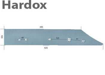 Płoza długa HARDOX L1093/Ld części do pługa GASSNER