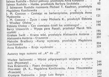 LITERATURA NA ŚWIECIE - 1986 NR 10 (183)