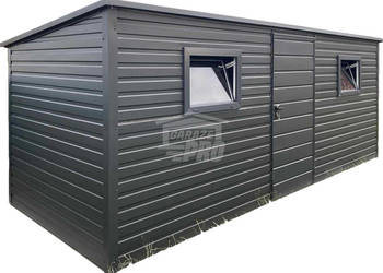 Schowek Domek Ogrodowy 5x2m drzwi 2x okno dach GP619