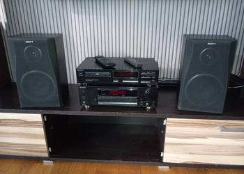 ZESTAW SONY AMPLITUNER + CD + GŁOŚNIKI