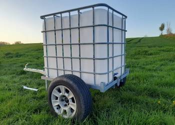 Okazja solidna ocynkowana laweta przyczepa pod zbiornik 1000l beczkowoz