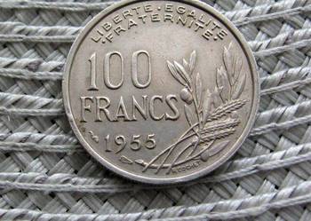 Francja 100 Franków 1955r
