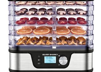 Suszarka do grzybów warzyw i owoców duża + TIMER + TERMOOBIEG 600W