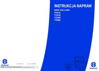 Książka serwisowa, instrukcja napraw New Holland seria TG