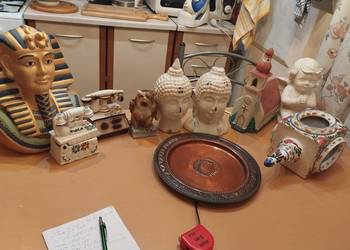 wyprzedaż różności figurka puzdro lampka