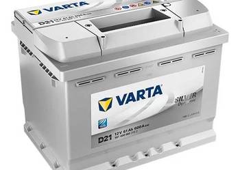 Akumulator 61Ah 600A P+ VARTA Silver Dynamic D21  || Gliwice, Toszecka 11