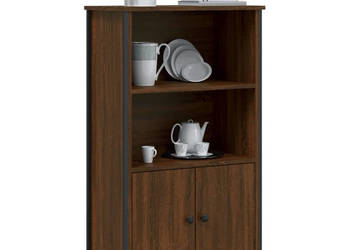 Szafka brązowy dąb 62x32x1035 cm materiał drewnopochodny WM-834219