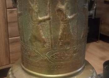 Donica mosiężna stojąca wysoka