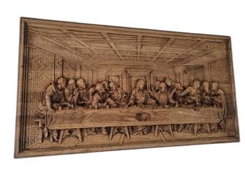 Klasyczny Motyw w Drewnie - Obraz Ostatnia Wieczerza – Piękny Prezent