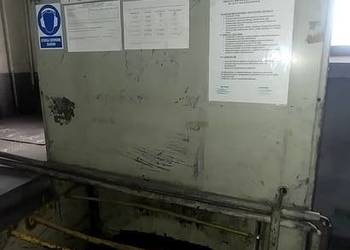 Krajarka hydrauliczna - gilotyna do kauczuku, gumy.