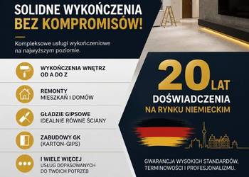 Wykończenia wnętrz, remonty, zabudowy GK,układanie podłóg,gladzie