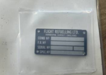 tabliczka, identification plate,Flight Refuelling LTD