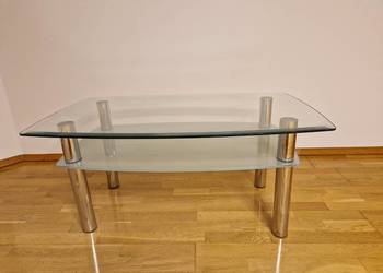 Stolik kawowy szklany.