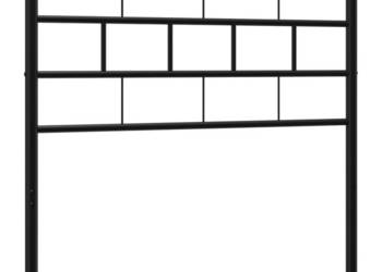 Metalowe wezgłowie czarne 80 cm WM-355686