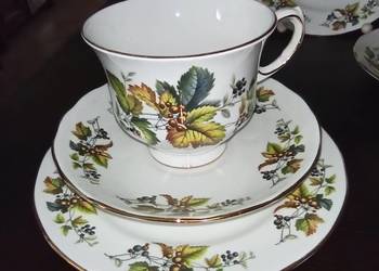 Filiżanka z talerzykiem deserowym. Gainsborough.Made in Eng