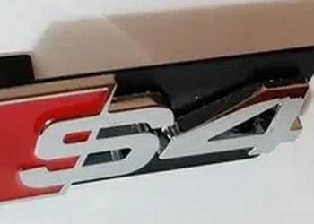 NOWY znaczek na przedni grill logo S4 emblemat do AUDI