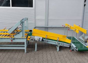 Zestaw do formowania i przewracania worków paletyzator paletyzer robot
