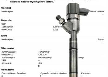 Wtryskiwacze KOMPLET 4szt Bosch 0445110411 HYUNDAI KIA 1.7CRDI i40 Sportage