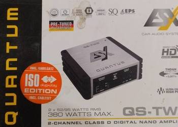 ESX Quantum QS-Two - Digitalny wzmaczniacz.