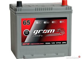 Akumulator EFB START&STOP 65Ah 670A Japan Prawy Plus GROM