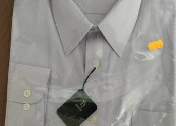 Koszula męska fioletowa w drobne prążki 41/176 HEKTOR