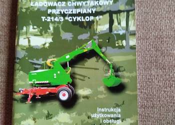 Katalog części i instrukcja obsługi ładowacz chwytakowy przyczepiany Cyklop