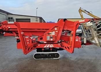 Gąsienicowy podnośnik koszowy Teupen LEO 23GT niesprawny FV23% pająk zwyżka