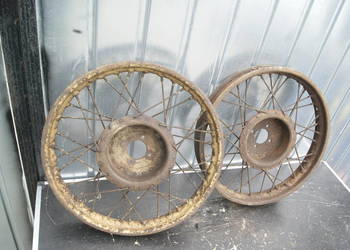 2X KOŁO PIASKOWY KOLOR NSU DKW ZUNDAPP TERROT SACHS EXPRES MOTOSACOCHE