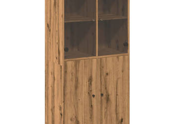 Szafka z drzwiczkami dąb artisian 68x37x142 cm WM-3318723