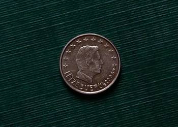 LUKSEMBURG - 1 eurocent , 2008r