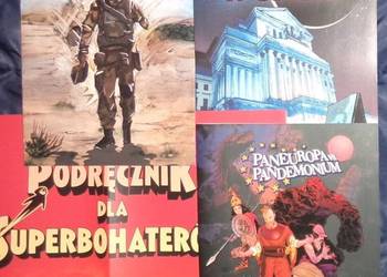 3 komiksy i plakat, nowe, Paneuropa vs pandemonium