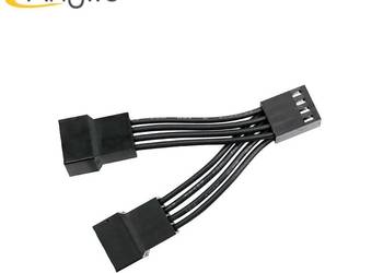 Kabel, rozdzielacz do wentylatora PWM, 4pin, 6cm, 2x wentylator PC, FS-05,