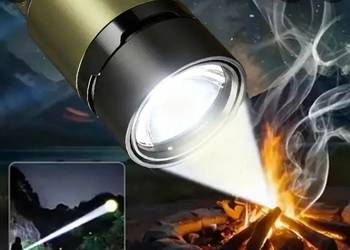 Super mocna latarka LED wraz z soczewką