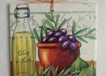 Robótkownia Obrazek na kafelku 15x15 Oliwa oliwki