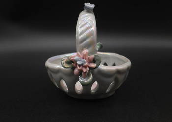 Ceramiczny koszyczek mały ażurowy