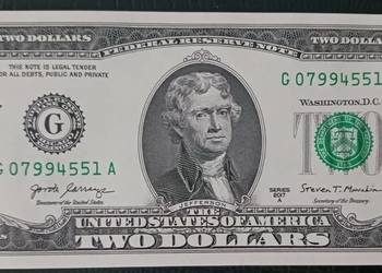 2 $ USA T. Jefferson 2017 r. men.G Chicago Illinois seria A