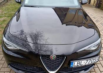 Alfa Romeo Giulia # piękne wnętrze# czarna perła