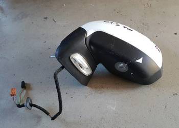 PEUGEOT 3008 I LUSTERKO LEWE SKLADANE BIALE KWED