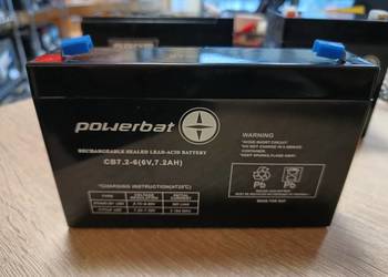 Akumulator żelowy POWERBAT CB 7.2-6 (6V 7.2Ah) Szczecin