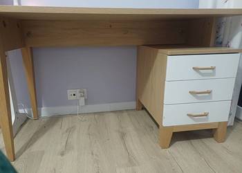 Biurko Meblik scandi hygge oak 130x60