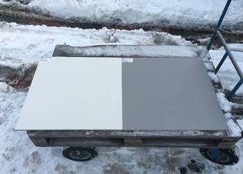 Gres elementary white i elementary grey 59,8x59,8 firmy TUBĄDZIN matowe