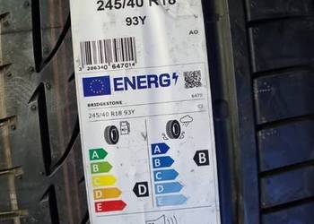 BRIDGESTONE
POTENZA
S001
245 / 40 R18
93Y Nowa Opona