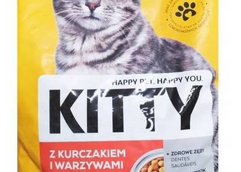 KITTY Sucha karma dla kotów Z KURCZAKIEM i warzywami 2 kg