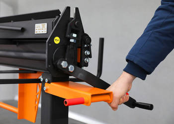 Mobilna gietarka zaginarka do blachy 2m/Zaginarka OLMET M20x2200+Nóż+Gratis