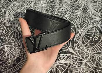 Czarny pasek Louis Vuitton